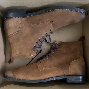Brand New In Box - Cole Haan Feathercraft Grand Boot Size 10.5 M. Suede.